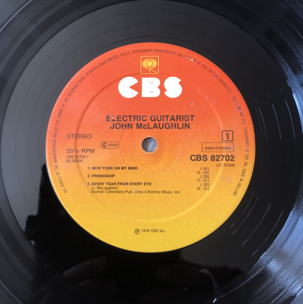John McLaughlin ~ Electric Guitarist (Vinyl) - Djungel & Jazz