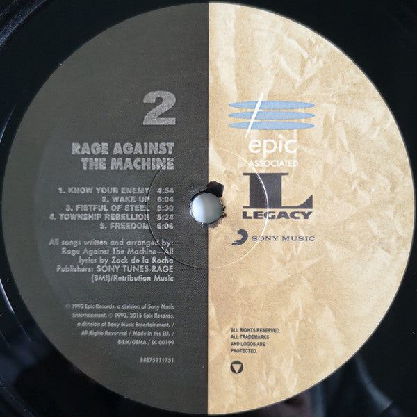 Rage Against The Machine ~ Rage Against The Machine (Vinyl) - Djungel & Jazz