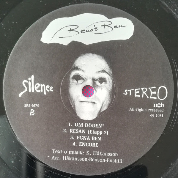 Kenny Håkansson (2) : Beno's Ben (LP, Album)