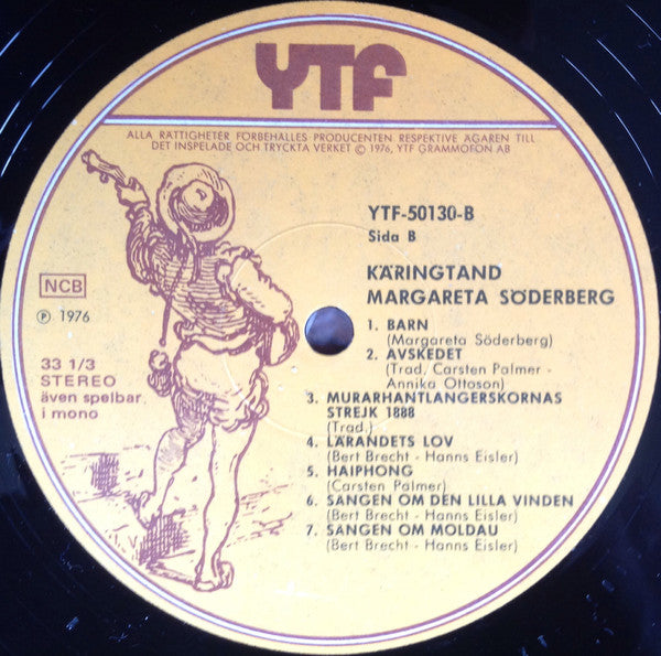 Margareta Söderberg, Arbete & Fritid / Pojkarna På Storholmen ~ Käringtand (Vinyl) - Djungel & Jazz