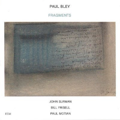 Paul Bley ~ Fragments (Vinyl) - Djungel & Jazz