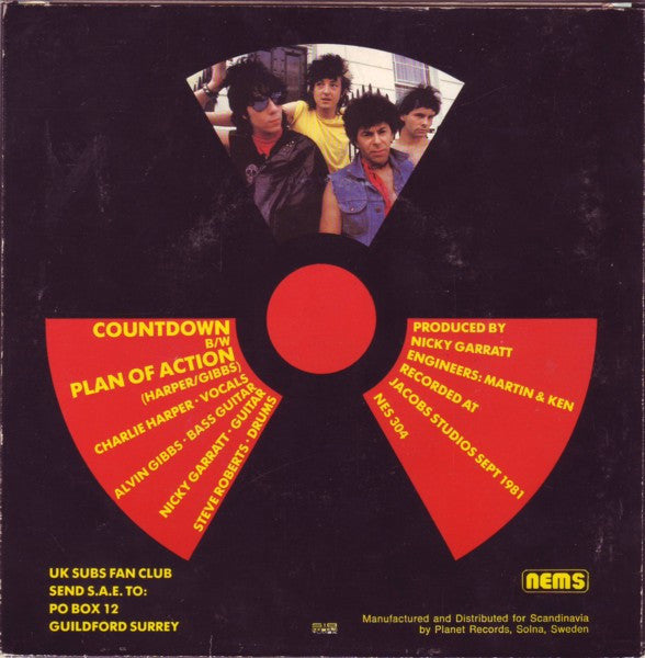 UK Subs ~ Countdown (Vinyl) - Djungel & Jazz