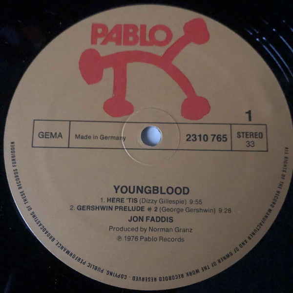 Jon Faddis ~ Youngblood (Vinyl) - Djungel & Jazz