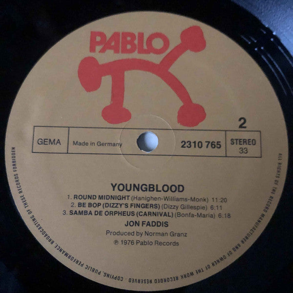 Jon Faddis ~ Youngblood (Vinyl) - Djungel & Jazz