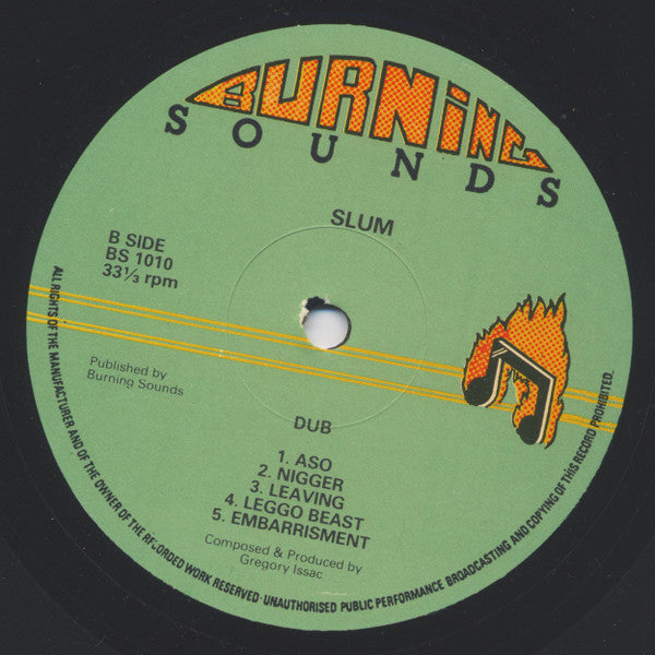 Gregory Isaacs : Slum In Dub (LP, Album)