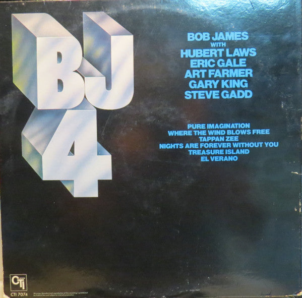 Bob James ~ BJ4 (Vinyl) - Djungel & Jazz