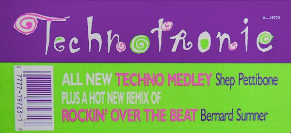 Technotronic ~ Techno Medley / Rockin' Over The Beat (Vinyl) - Djungel & Jazz