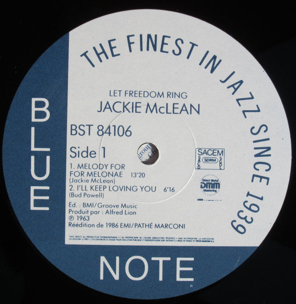 Jackie McLean ~ Let Freedom Ring (Vinyl) - Djungel & Jazz