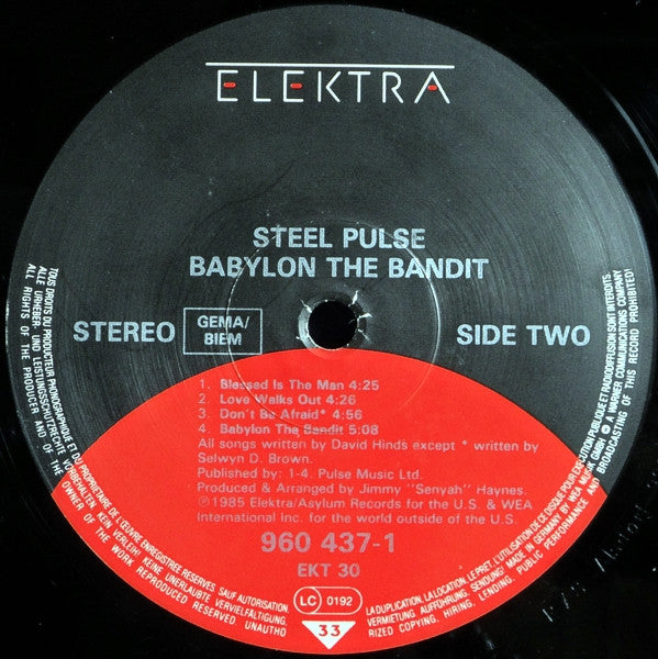Steel Pulse ~ Babylon The Bandit (Vinyl) - Djungel & Jazz