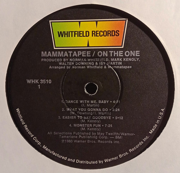Mammatapee ~ On The One (Vinyl) - Djungel & Jazz
