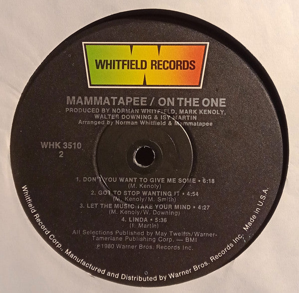 Mammatapee ~ On The One (Vinyl) - Djungel & Jazz