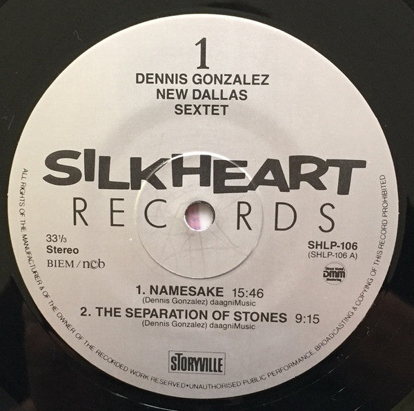 Dennis Gonzalez New Dallas Sextet ~ Namesake (Vinyl) - Djungel & Jazz