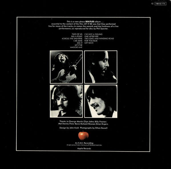 The Beatles ~ Let It Be (Vinyl) - Djungel & Jazz