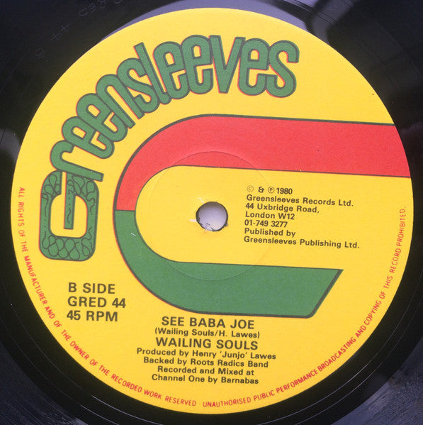 Michael Prophet / Wailing Souls ~ Help Them Please / See Baba Joe (Vinyl) - Djungel & Jazz