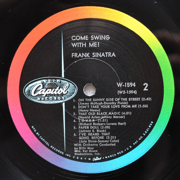 Frank Sinatra ~ Come Swing With Me! (Vinyl) - Djungel & Jazz
