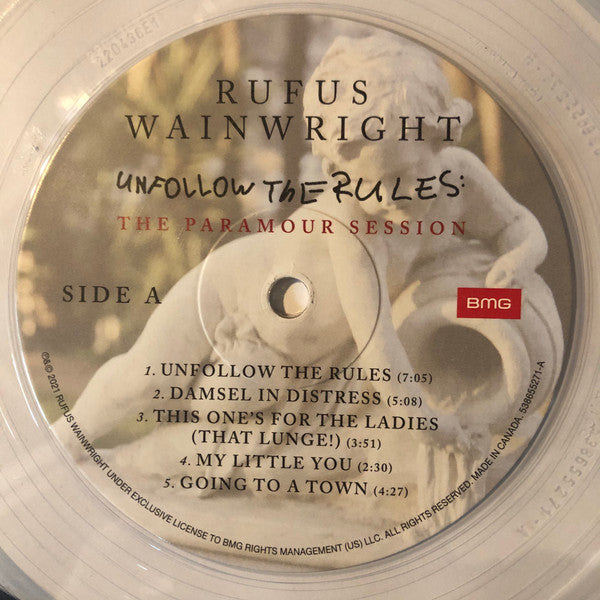 Rufus Wainwright ~ Unfollow The Rules (The Paramour Session) (Vinyl) - Djungel & Jazz