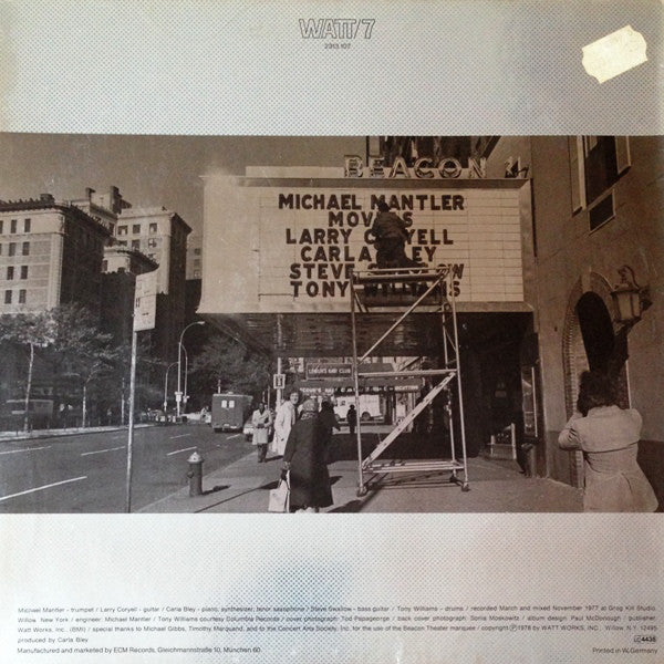 Michael Mantler ~ Movies (Vinyl) - Djungel & Jazz