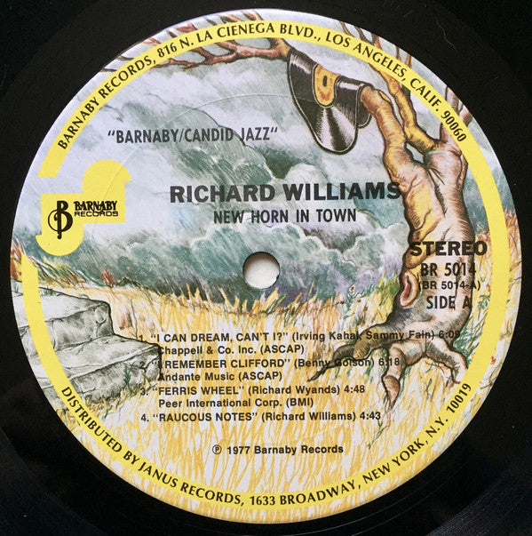 Richard Williams ~ New Horn In Town (Vinyl) - Djungel & Jazz