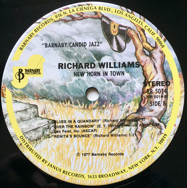 Richard Williams ~ New Horn In Town (Vinyl) - Djungel & Jazz
