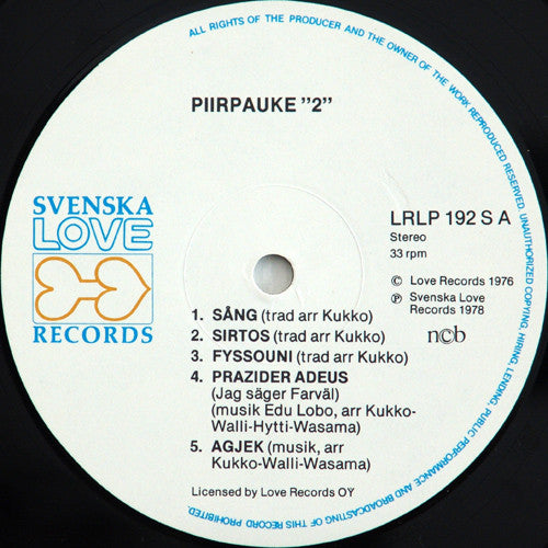 Piirpauke ~ Piirpauke 2 (Vinyl) - Djungel & Jazz