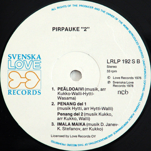 Piirpauke ~ Piirpauke 2 (Vinyl) - Djungel & Jazz