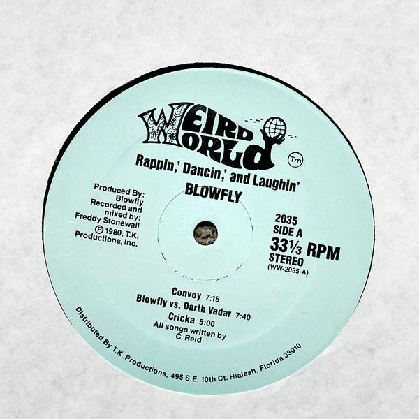 Blowfly : Rappin', Dancin', And Laughin' (LP, Album, Gre)