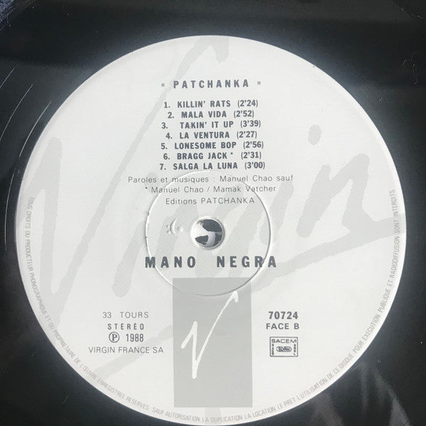 Mano Negra ~ Patchanka (Vinyl) - Djungel & Jazz