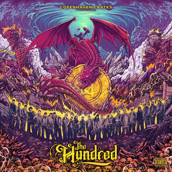 Various x Machacha : Copenhagen Crates Presents "The Hundred" (LP, Album, Comp, Ltd, Num, S/Edition, Obi)