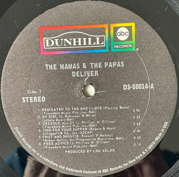 The Mamas & The Papas ~ Deliver (Vinyl) - Djungel & Jazz