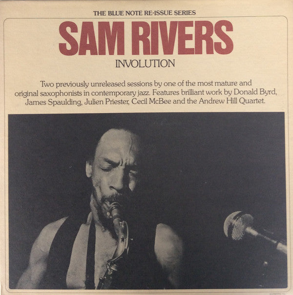 Sam Rivers ~ Involution (Vinyl) - Djungel & Jazz