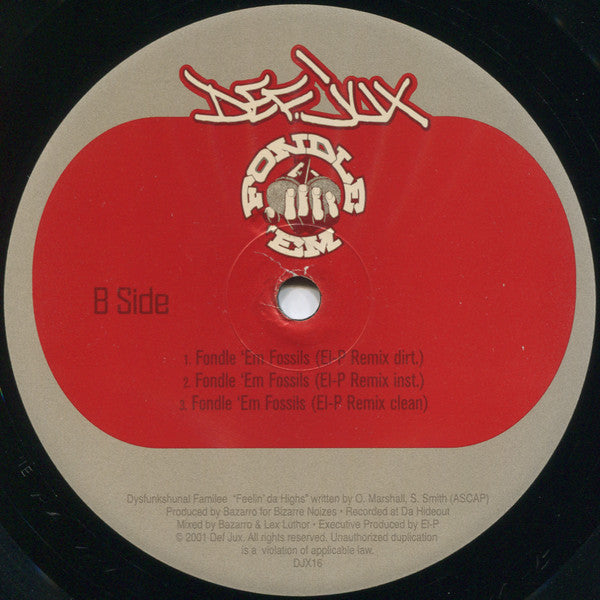 Various ~ Fondle 'Em Fossils (Vinyl) - Djungel & Jazz
