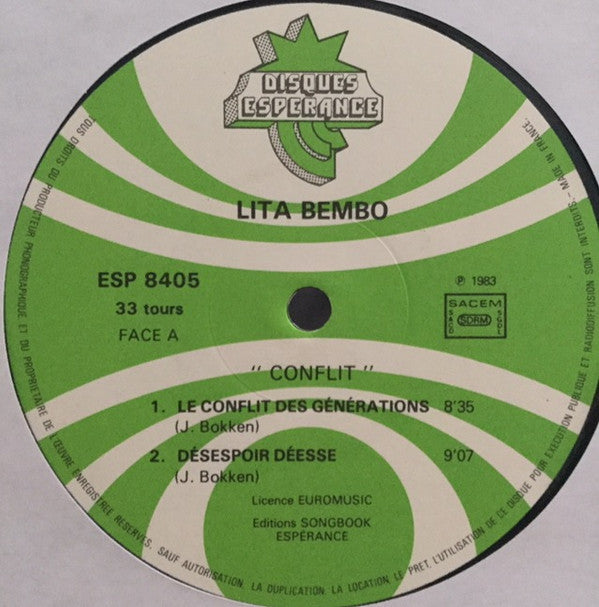 Lita Bembo : Conflit (LP)