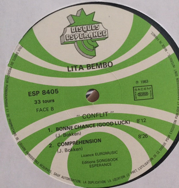 Lita Bembo : Conflit (LP)