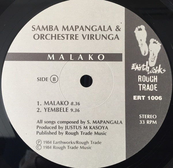 Samba Mapangala And Orchestre Virunga ~ Malako (Vinyl) - Djungel & Jazz