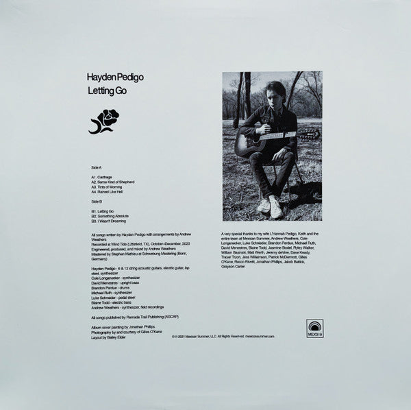 Hayden Pedigo : Letting Go (LP, Album)