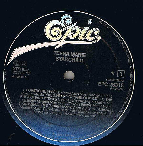 Teena Marie ~ Starchild (Vinyl) - Djungel & Jazz