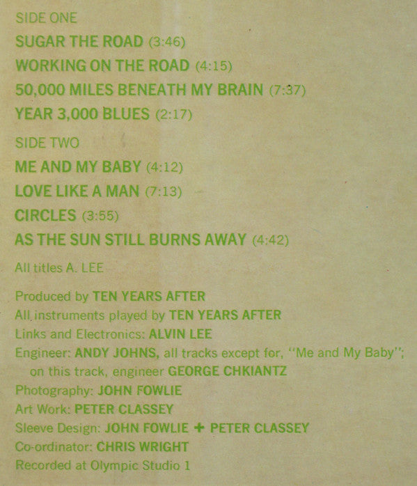 Ten Years After ~ Cricklewood Green (Vinyl) - Djungel & Jazz