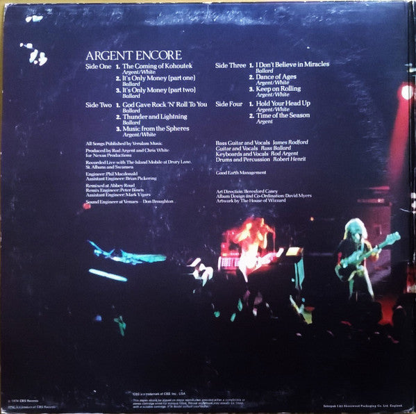 Argent ~ Encore (Vinyl) - Djungel & Jazz
