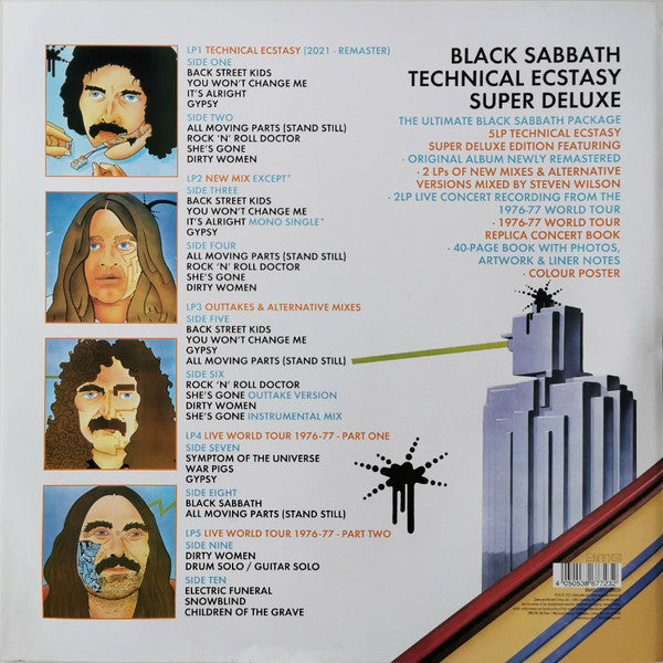 Black Sabbath ~ Technical Ecstasy • Super Deluxe (Vinyl) - Djungel & Jazz