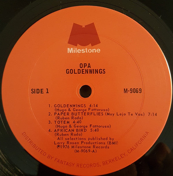 Opa : Goldenwings (LP, Album, Ter)