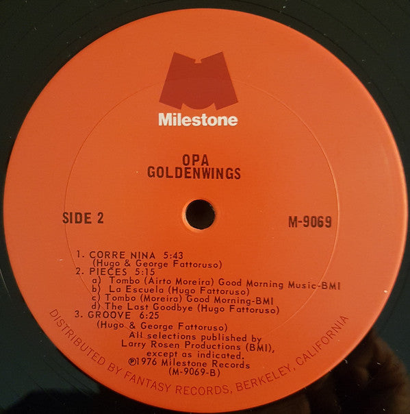 Opa : Goldenwings (LP, Album, Ter)
