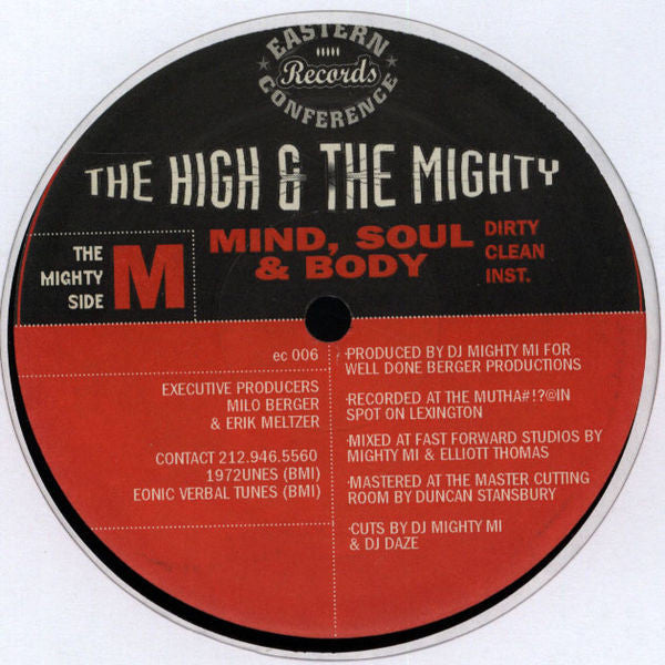 The High & The Mighty ~ B-Boy Document / Mind, Soul & Body (Vinyl) - Djungel & Jazz