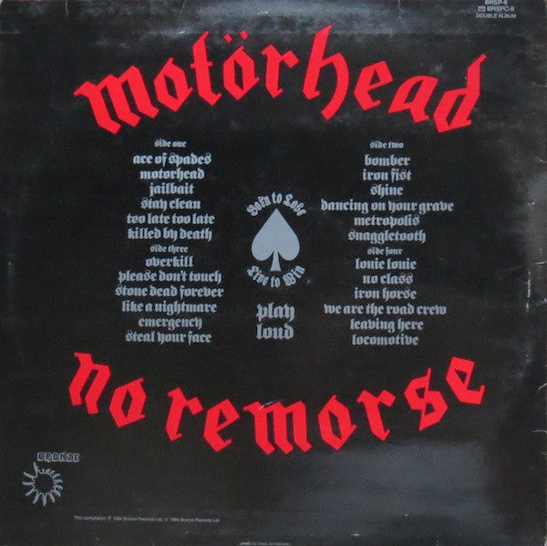 Motörhead : No Remorse (2xLP, Comp)