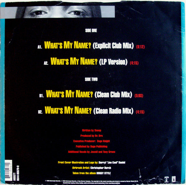 Snoop Dogg ~ What's My Name? (Vinyl) - Djungel & Jazz