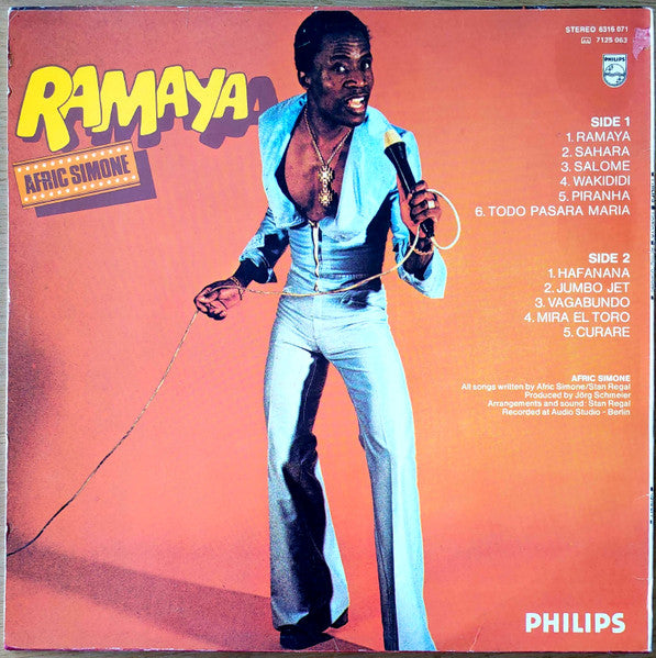 Afric Simone ~ Ramaya (Vinyl) - Djungel & Jazz