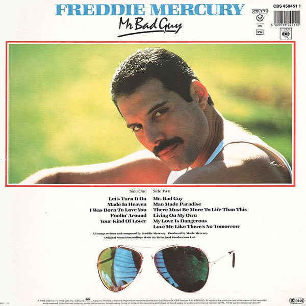 Freddie Mercury ~ Mr. Bad Guy (Vinyl) - Djungel & Jazz