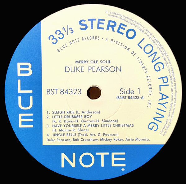 Duke Pearson ~ Merry Ole Soul (Vinyl) - Djungel & Jazz