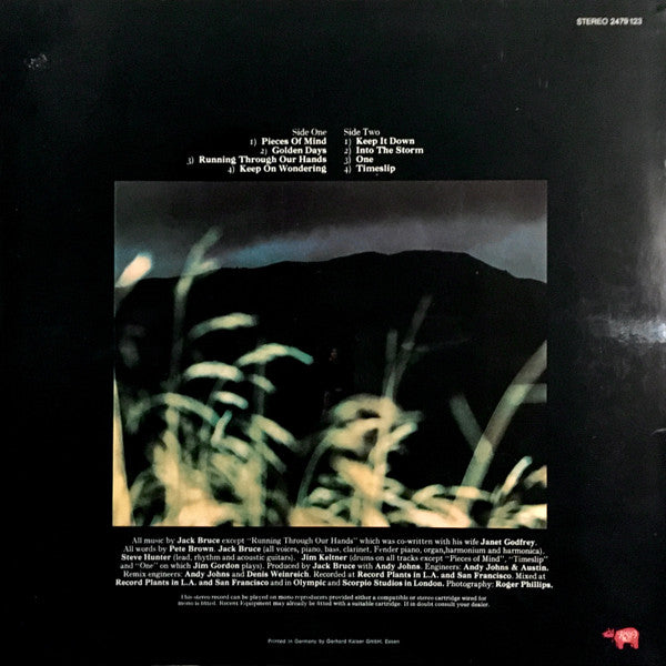 Jack Bruce ~ Out Of The Storm (Vinyl) - Djungel & Jazz