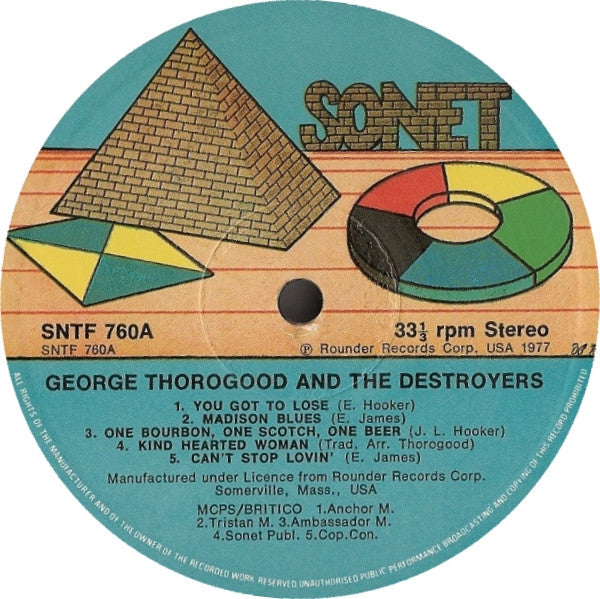 George Thorogood And The Destroyers ~ George Thorogood And The Destroyers (Vinyl) - Djungel & Jazz