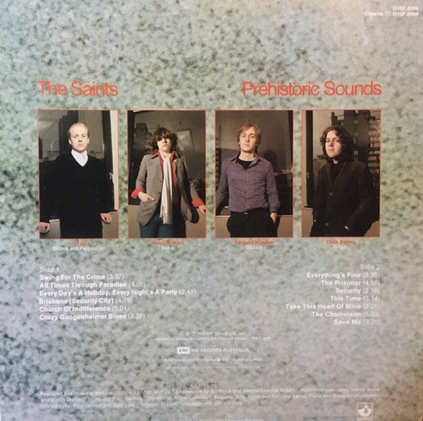 The Saints  ~ Prehistoric Sounds (Vinyl) - Djungel & Jazz
